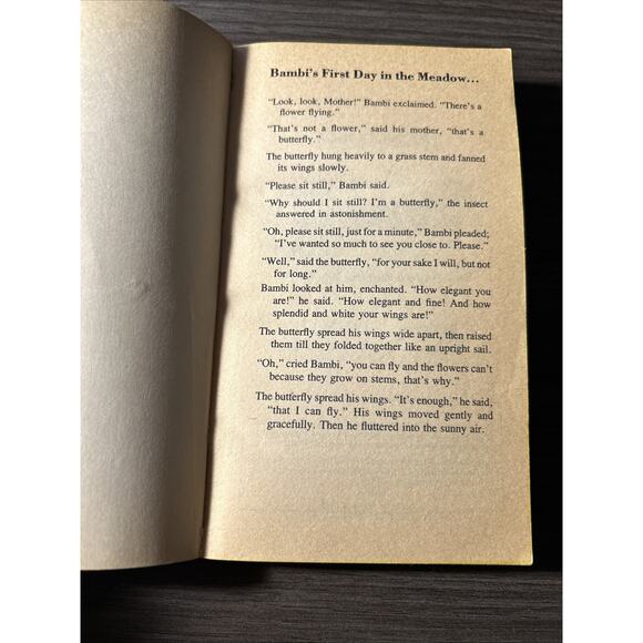 Felix Salten Bambi A Life In The Woods 1988 Archway Paperback mass market - Picture 4 of 6